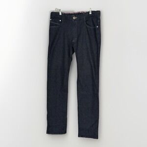 Edwin JERSEYS Slim Straight Jeans Men's L Dark Wash Stretch Denim Japan